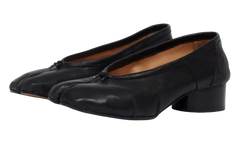 Leather Heeled Tabi Ballerina Flats WMNS "Black" S58WZ0128P6378T8013