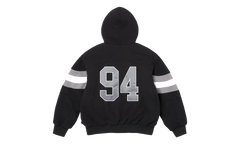 Filled Zip Up Hoodie "SS26 - Black" SU27292