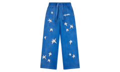 Patchwork Washed Sweatpant "Blue" KS001