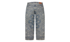 Bandana Jacquard Baggy Jean "SS25 - Blue" SU25290