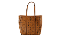 Medium Toni Shopper in Visetos "Cognac" MWPAATN03CO001