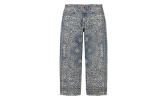 Bandana Jacquard Baggy Jean "SS25 - Blue" SU25290