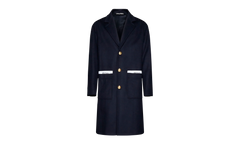 Sartorial Tape Button-up Coat "Navy" PMER016E23FAB0014603