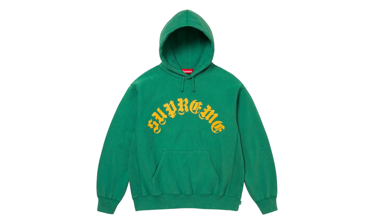 Printed Arc Hooded Sweatshirt "FW24 - Light Pine" SU26925