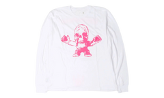 FOTI Long Sleeve T-Shirt "White / Neon Pink" CHRM0918