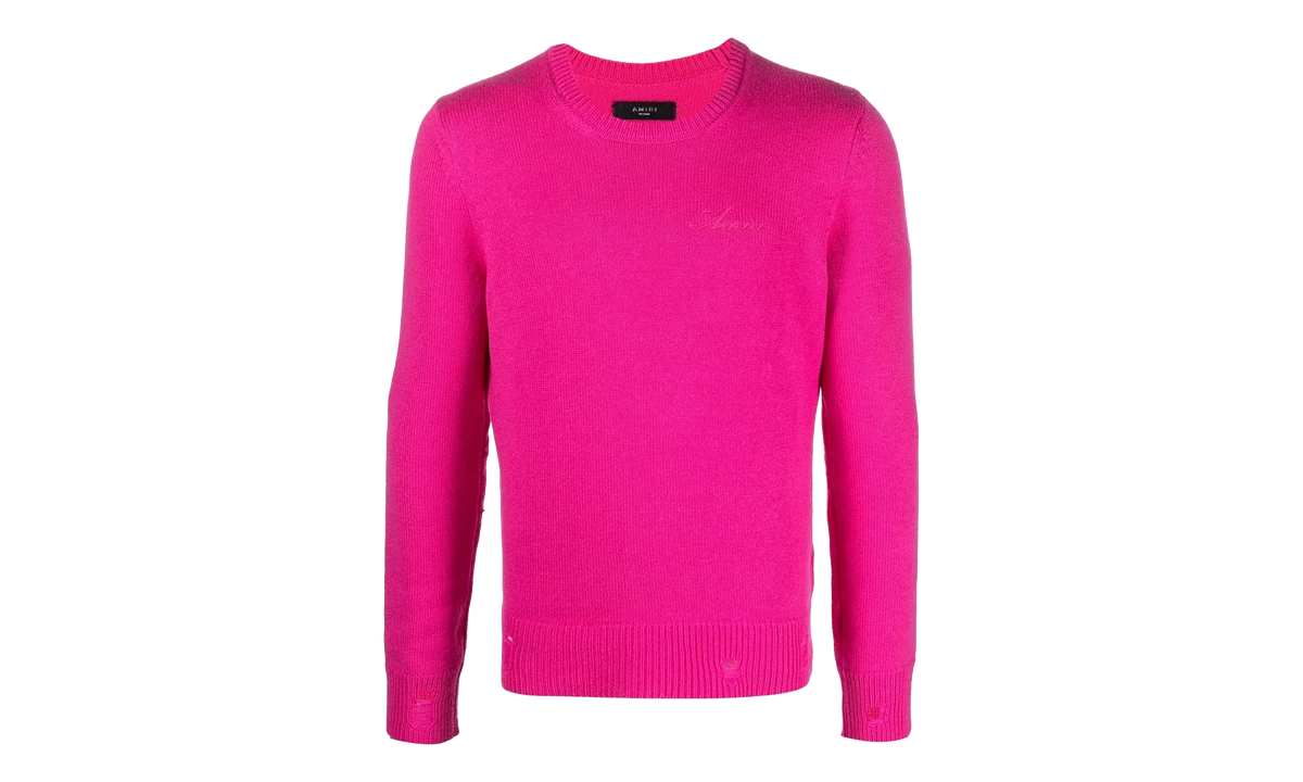 Destroy and Repair Crewneck Sweatshirt "Pink" MKL030 651