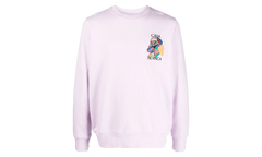 Masao San Embroidered Crewneck Sweatshirt "Lilac" MS22 JTP 001 LILAC
