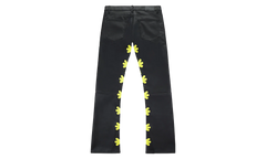Leather Pants "Black / Yellow" LSLPBFY