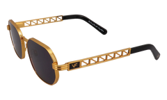Hustler Jacques Cartier Edition 24KT "Yellow Gold / Black" JCHU2 0001 CUT 11B5