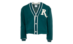 R Patch Terry Cardigan "Teal / Cream" RHPS24CA01150128 TEC