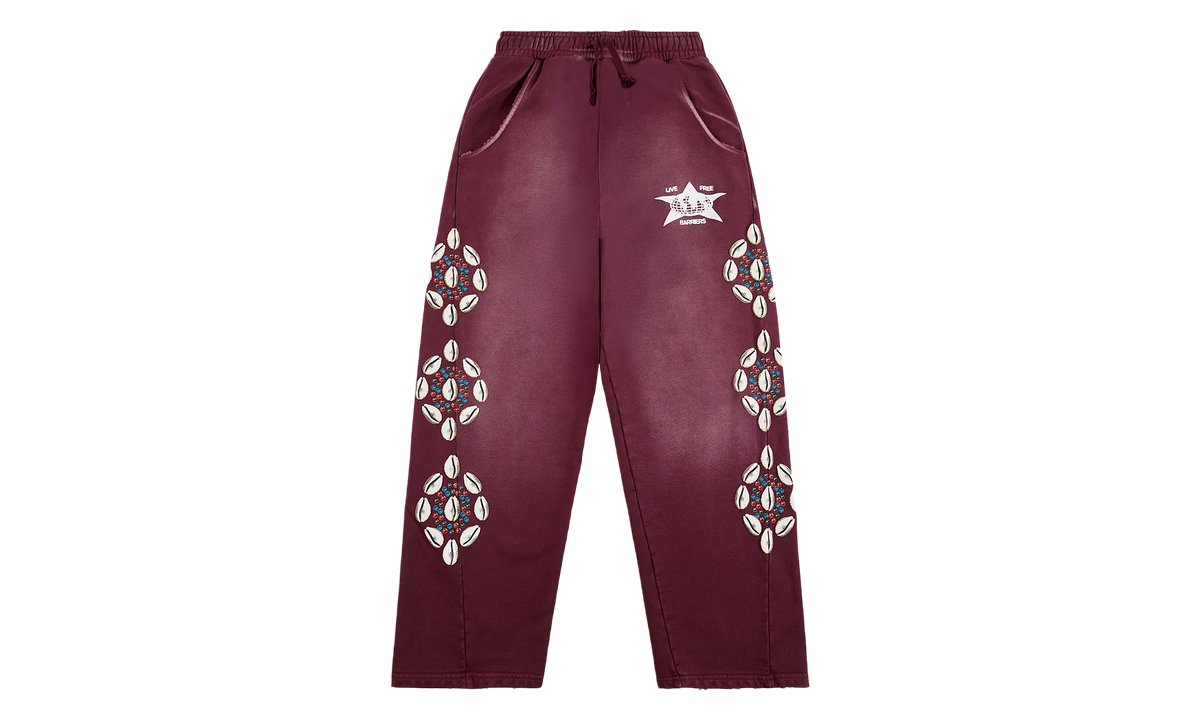 Cowrie Shell Sweatpant "Maroon" BAR27