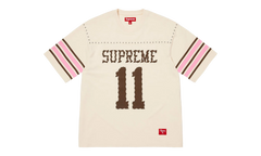 Studded S/S Football Top "SS26 - Cream" SU27034
