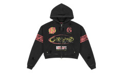 Speedway Zip Hoodie "Black" GS075