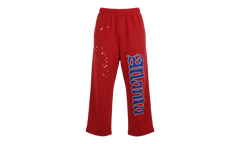 Atlanta Logo Open Leg Sweatpants "Red / Blue" SP5der319