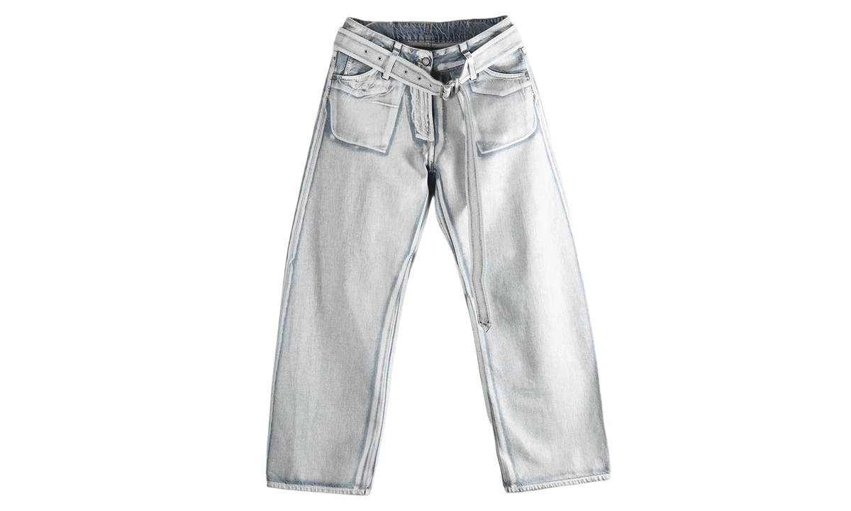 Casual Jeans WMNS "Blue White" FN WN TROU001609 BLUE WHITE