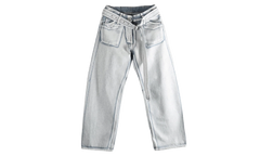 Casual Jeans WMNS "Blue White" FN WN TROU001609 BLUE WHITE