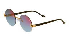 508 Rimless Drill Mount F.U. Edition 24KT "Yellow Gold / Black / Grape Pop" DMMF2 0009 16T7