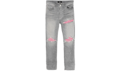 MX1 Ultrasuede Patch Jeans "Concrete Grey Pink" AMDNSY1120 569