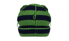 Supersized Chunky Ears Beanie "Green / Navy Stripe" 52132703