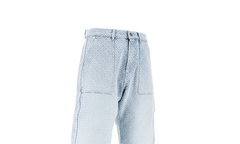 RELAXED MONOGRAM DENIM TROUSERS "Blue" MPF25 TR 331 01