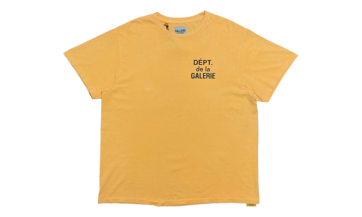 French Logo Short Sleeve Tee Shirt "Flo Orange" GD125