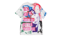Bootleg Print Tee "White / Multicolor" BWA75