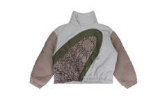 Diagonal Glass Puffer Jacket "Multicolor" 1300920030AW23 MULT