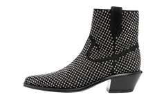 Stud Texas 55mm Ankle Boots "Black" OWID049F23LEA0011072