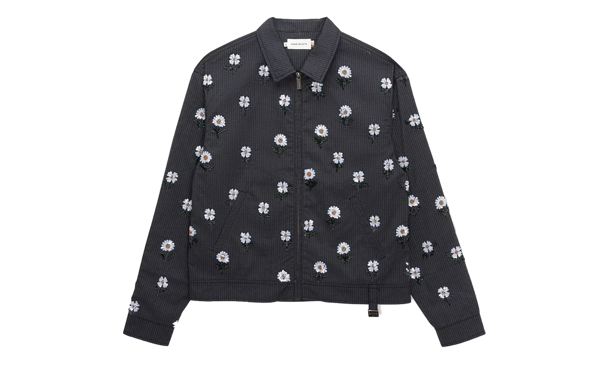Flowers Beaded Jacket "Black" HTG260168 BLK