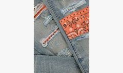 Vintage Bandana Artpatch Jean Clay Indigo "CLAY INDIGO" PS22MDS140 CLAY INDIGO