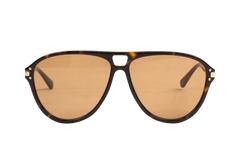 Aviator Logo Sunglasses "Brown" XA41764AC BBG