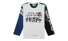 Disco Reversible Long-Sleeve Tee "White" BWA64