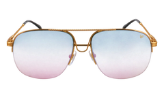 Collins Half Rim 24KT "Yellow Gold / Blue Pink Gradient Multiflash" MPCL2 0005 54T8