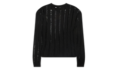 Daniel Ladder Stitch Oversize Sweater "Black" ADR MTPS 0003