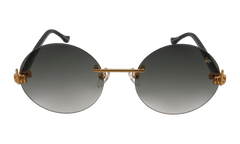 508 Rimless Drill Mount F.U. Edition 24KT "Yellow Gold / Black / Grey Gradient" DMMF2 0003 15T8