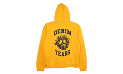 University Logo Zip Up Hooded Sweatshirt "Yellow" DT366