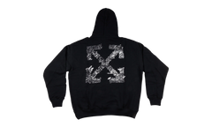 PAINT SPLATTER ARROW DIAG FRENCH TERRY HOODIE "Black" 44OWOS26K062 001