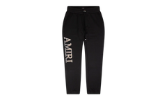 Leopard Logo Applique Sweatpants "Black" MJSP018 001