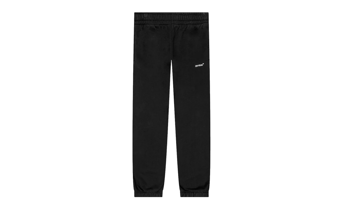 Helvetica Slim Sweatpants "Black" OMCH029C99FLE0021001
