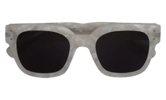 Classic Logo Sunglasses "White / Black / Silver" XA41763AC WBS