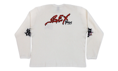 Live Sex Records long sleeve thermal "White" MB19