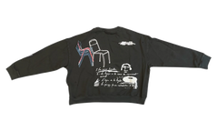 Peaking Kid Relaxed Pullover "French Terry - Overdye Black" 261 MJP029P5 TERYBLK