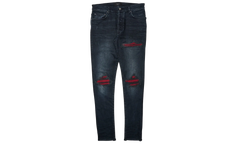 MX1 Ultra Suede Patch Jeans "Midnight Indigo Merlot" AMDNSY1099 949