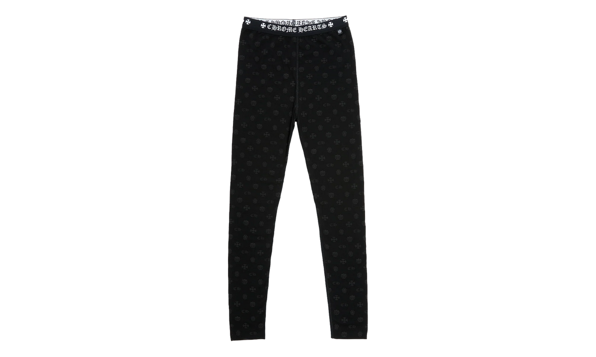 Logo Leggings "Black W/ Grey Motif" CHRM1075