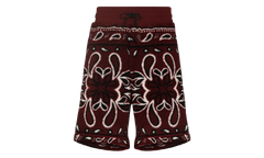 Bandana Fleece Shorts "Red" MKSS01643