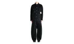 Washed Coverall Jacket "Black" 252AQNH JKM05 BLAC