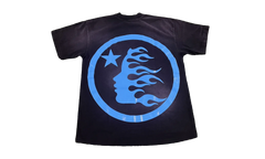 Classic Gel Print T-Shirt "Black / Blue" HSR149