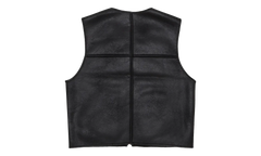 Reversible Faux Shearling Work Vest "FW24 - Black" SU27215
