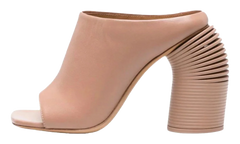 Spring Mule Sandals "Beige" OWIJ033F23LEA002