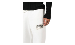 Pantalone in Felpa / Logo-Patch Track Pants "White" MON11